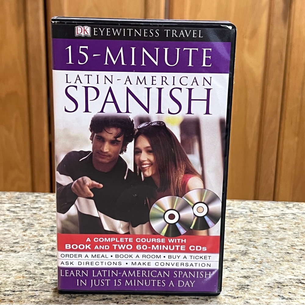 Learn Latin-American Spanish 15 mins A Day. 2 CD and Book Course